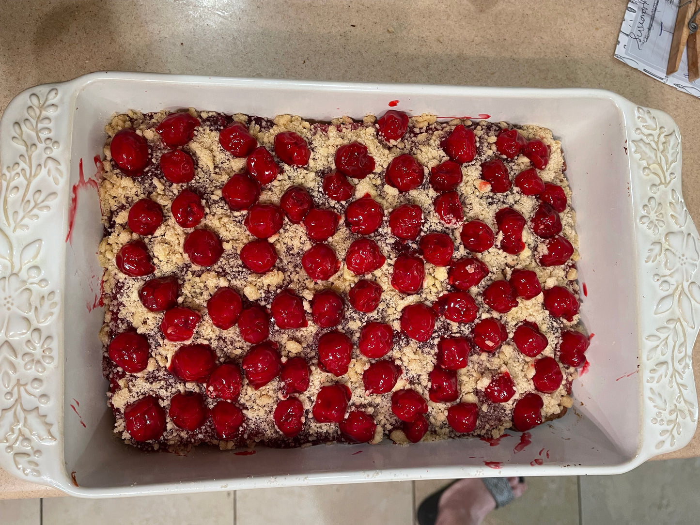 Cherry Crumble Kruchen